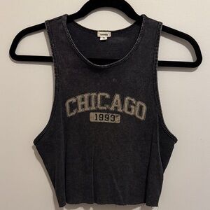 Garage Black Chicago 1993 Crop Top